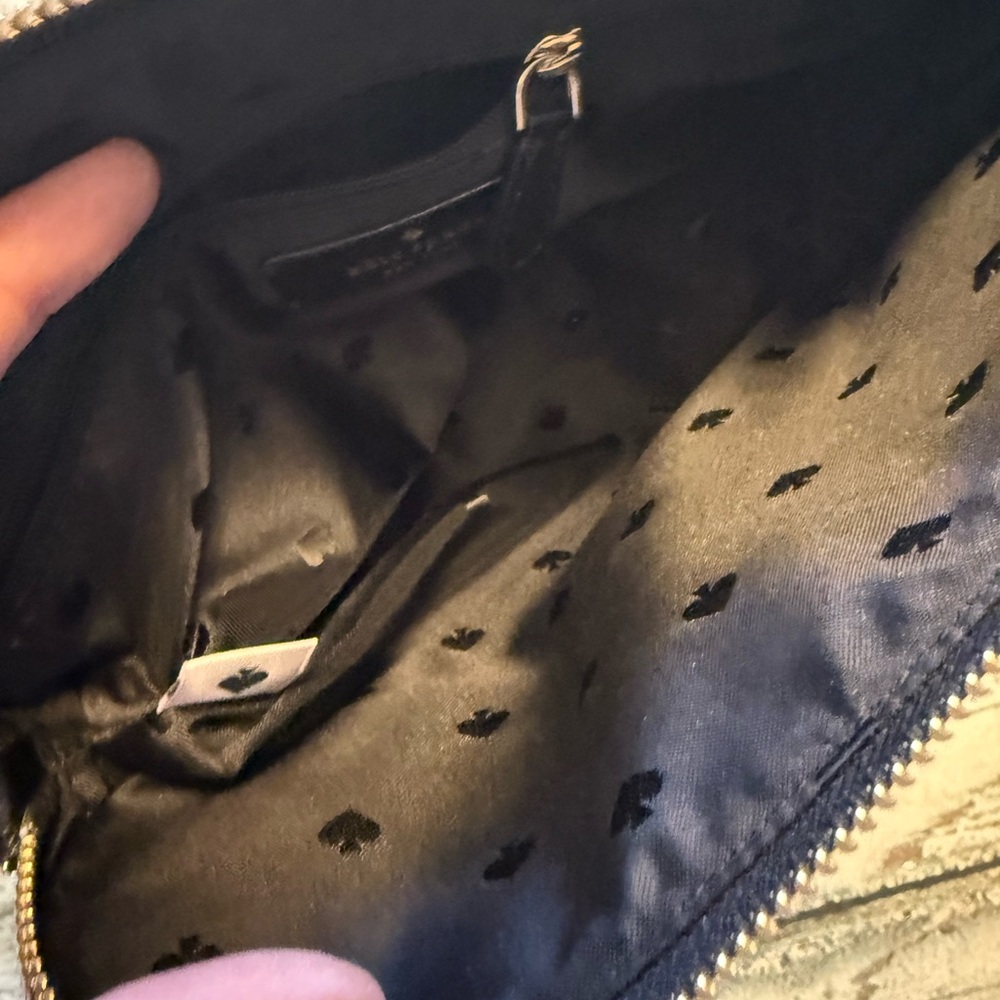 Kate Spade black Saffiano leather Staci Dome Crossbody. Purse. - Picture 12 of 17